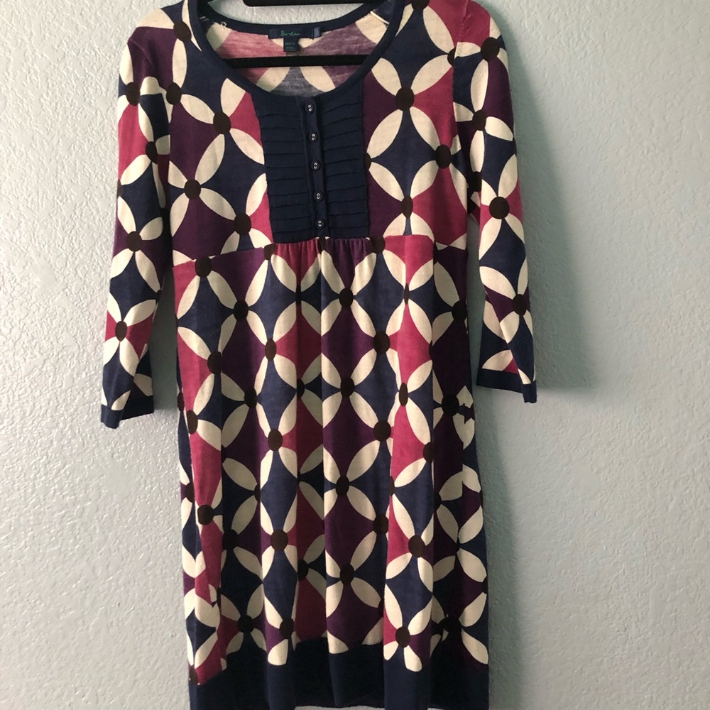 Boden Knit Print Dress
